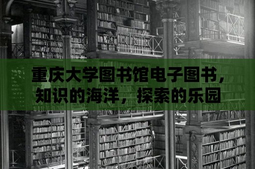 重慶大學圖書館電子圖書，知識的海洋，探索的樂園