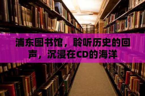 浦東圖書館，聆聽歷史的回聲，沉浸在CD的海洋