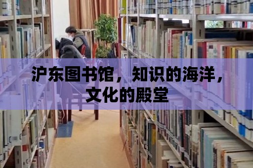 滬東圖書館，知識的海洋，文化的殿堂