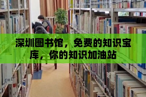 深圳圖書館，免費的知識寶庫，你的知識加油站