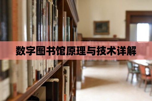 數字圖書館原理與技術詳解