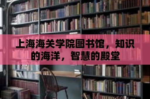 上海海關學院圖書館，知識的海洋，智慧的殿堂