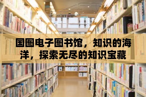 國圖電子圖書館，知識的海洋，探索無盡的知識寶藏