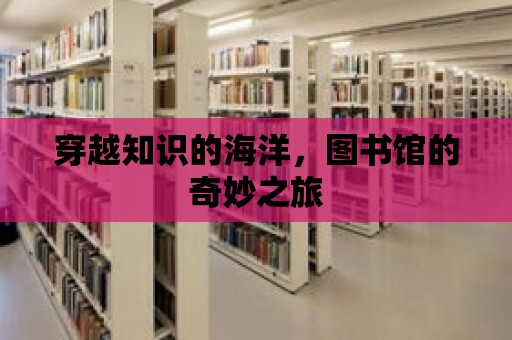 穿越知識的海洋，圖書館的奇妙之旅