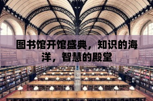 圖書館開館盛典，知識的海洋，智慧的殿堂