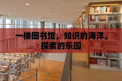 一樓圖書館，知識的海洋，探索的樂園