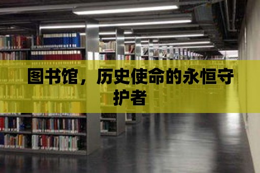 圖書館，歷史使命的永恒守護者