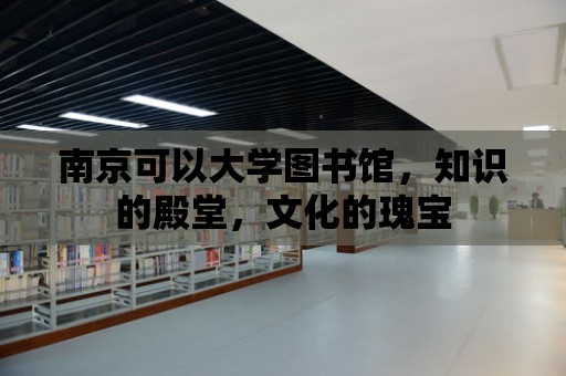 南京可以大學圖書館，知識的殿堂，文化的瑰寶