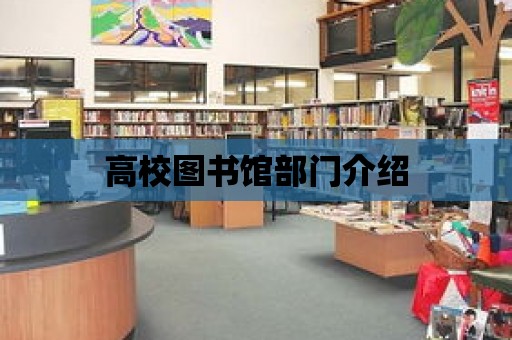 高校圖書館部門介紹