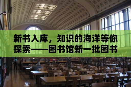 新書入庫，知識的海洋等你探索——圖書館新一批圖書大放異彩