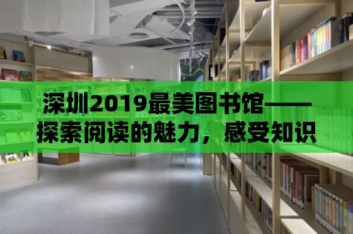 深圳2019最美圖書館——探索閱讀的魅力，感受知識的力量