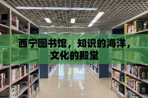 西寧圖書館，知識的海洋，文化的殿堂