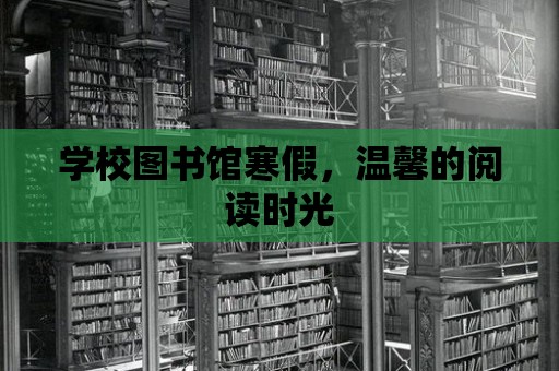 學校圖書館寒假，溫馨的閱讀時光