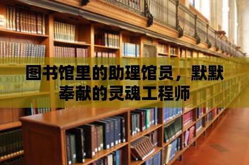 圖書館里的助理館員，默默奉獻(xiàn)的靈魂工程師