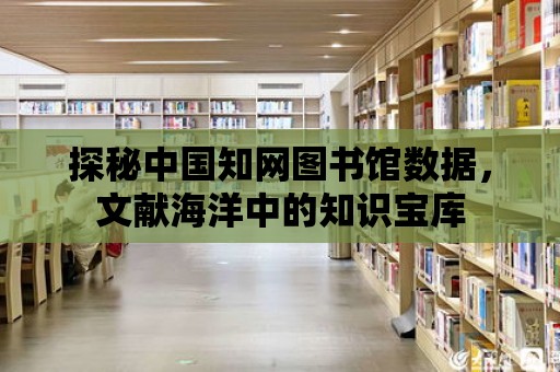 探秘中國知網圖書館數據，文獻海洋中的知識寶庫