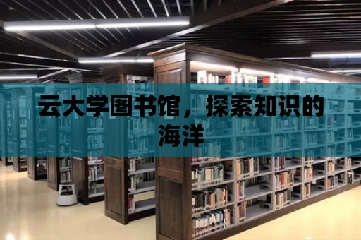 云大學圖書館，探索知識的海洋