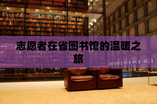 志愿者在省圖書館的溫暖之旅