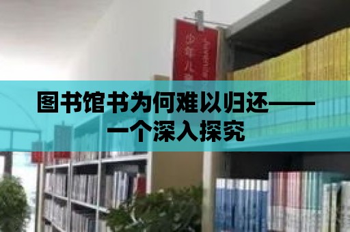 圖書館書為何難以歸還——一個深入探究