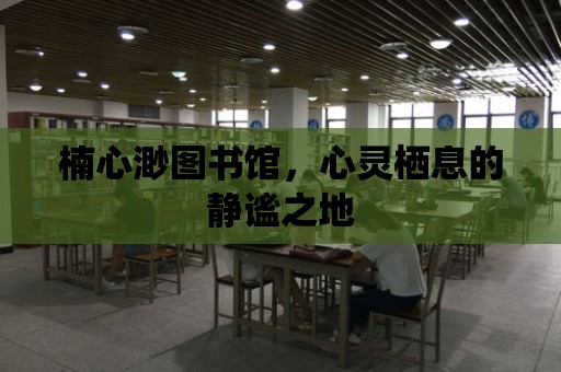 楠心渺圖書館，心靈棲息的靜謐之地