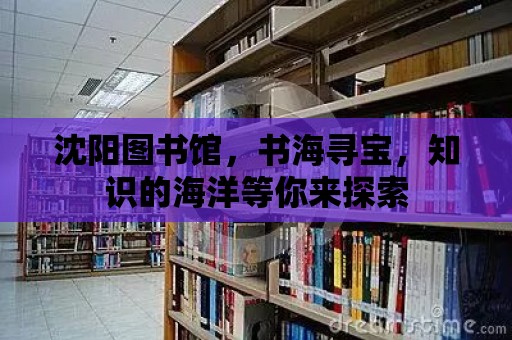 沈陽圖書館，書海尋寶，知識(shí)的海洋等你來探索