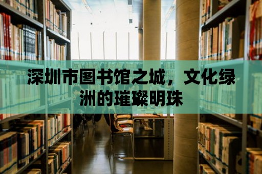 深圳市圖書館之城，文化綠洲的璀璨明珠