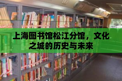 上海圖書館松江分館，文化之城的歷史與未來