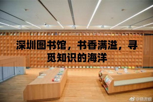 深圳圖書館，書香滿溢，尋覓知識的海洋