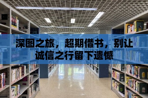 深圖之旅，超期借書，別讓誠信之行留下遺憾