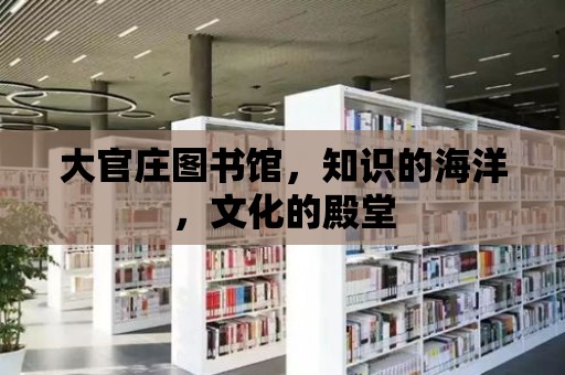 大官莊圖書館，知識的海洋，文化的殿堂