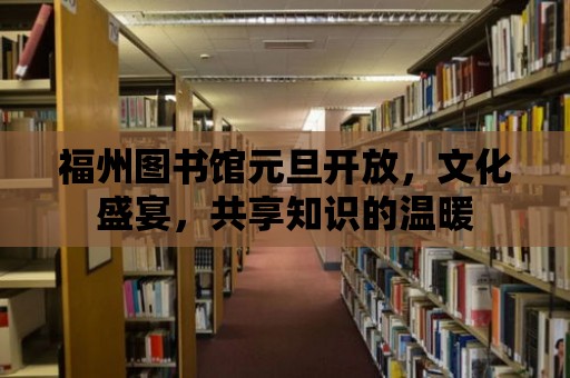 福州圖書館元旦開放，文化盛宴，共享知識的溫暖