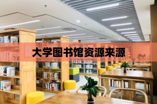 大學圖書館資源來源