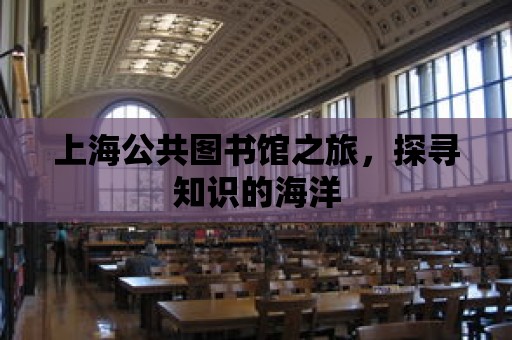 上海公共圖書館之旅，探尋知識的海洋