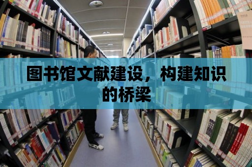 圖書館文獻建設，構建知識的橋梁