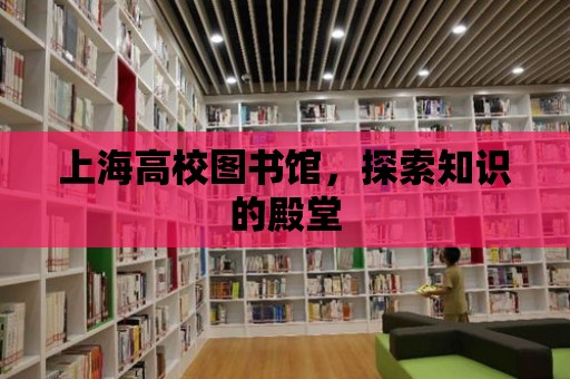 上海高校圖書館，探索知識的殿堂