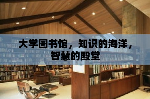 大學圖書館，知識的海洋，智慧的殿堂