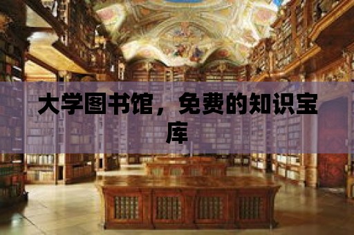 大學圖書館，免費的知識寶庫