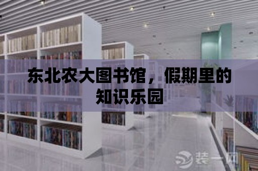 東北農大圖書館，假期里的知識樂園