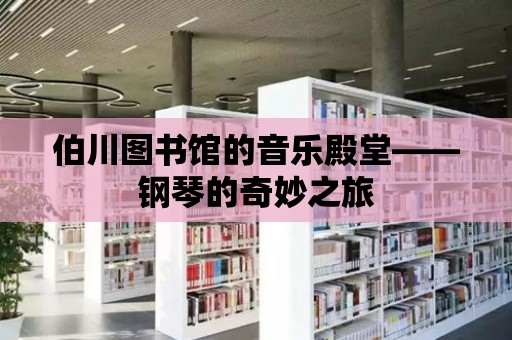 伯川圖書館的音樂殿堂——鋼琴的奇妙之旅