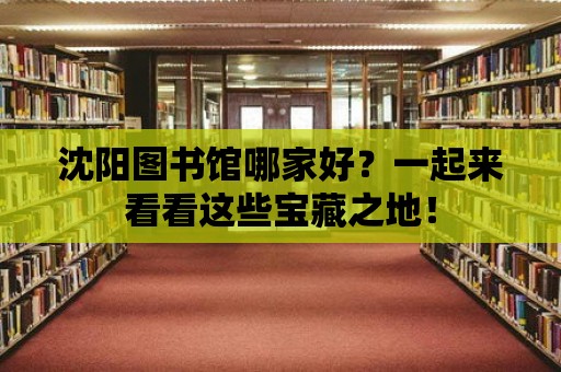 沈陽圖書館哪家好？一起來看看這些寶藏之地！