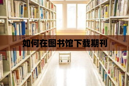 如何在圖書館下載期刊