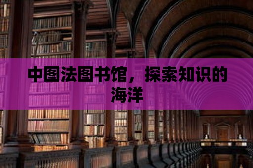 中圖法圖書館，探索知識的海洋