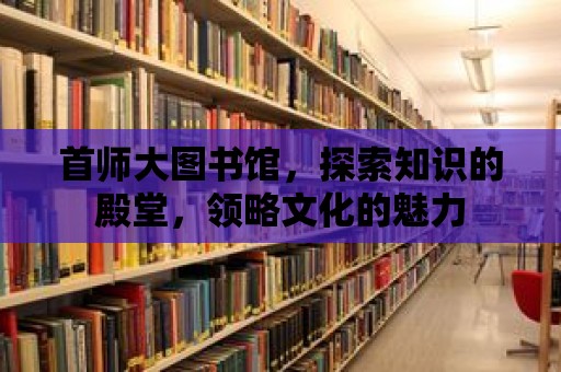 首師大圖書館，探索知識的殿堂，領略文化的魅力