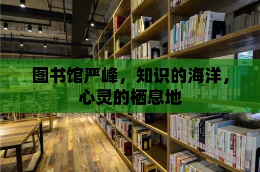 圖書館嚴峰，知識的海洋，心靈的棲息地