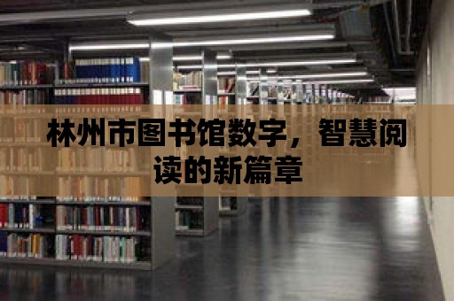 林州市圖書館數字，智慧閱讀的新篇章