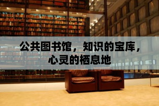 公共圖書館，知識的寶庫，心靈的棲息地