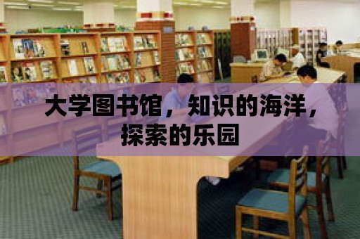 大學圖書館，知識的海洋，探索的樂園