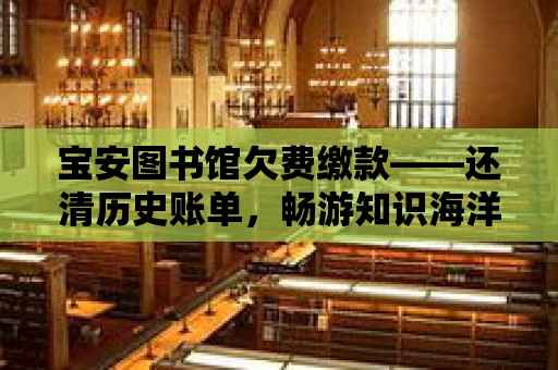 寶安圖書館欠費(fèi)繳款——還清歷史賬單，暢游知識海洋