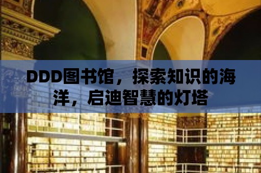 DDD圖書館，探索知識的海洋，啟迪智慧的燈塔