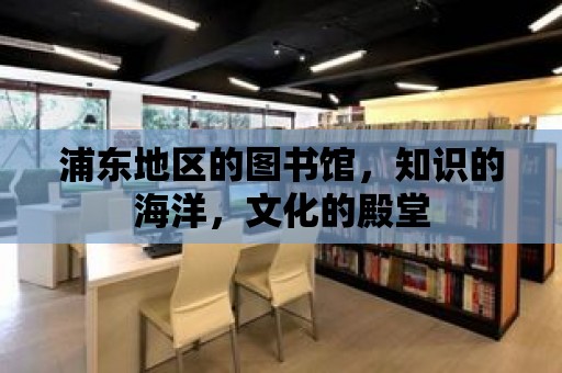 浦東地區的圖書館，知識的海洋，文化的殿堂