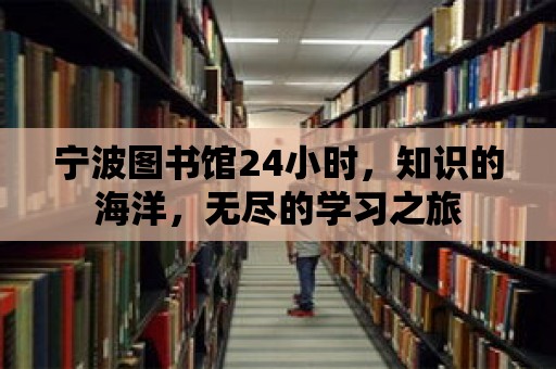 寧波圖書館24小時(shí)，知識(shí)的海洋，無盡的學(xué)習(xí)之旅